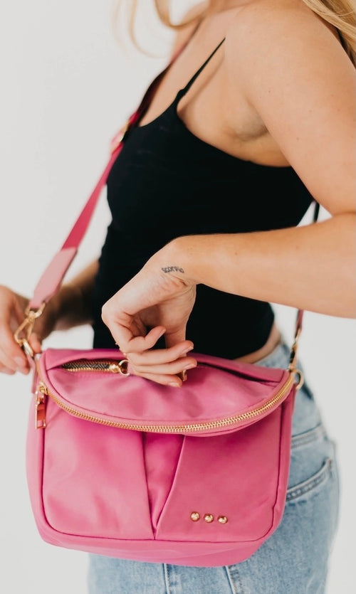Tilly Pink Crossbody Bag