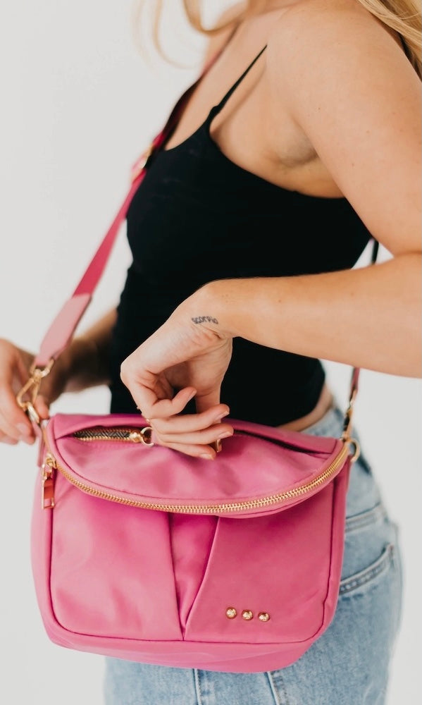 Tilly Pink Crossbody Bag