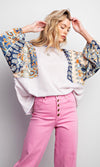 Spring Mix Sleeve Top