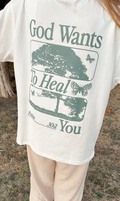 God Heals Graphic Tee