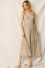 Sweetheart Neckline Maxi Dress with Lurex