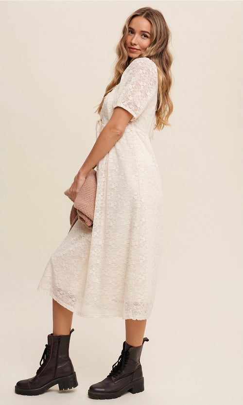 Lace Midi Dress