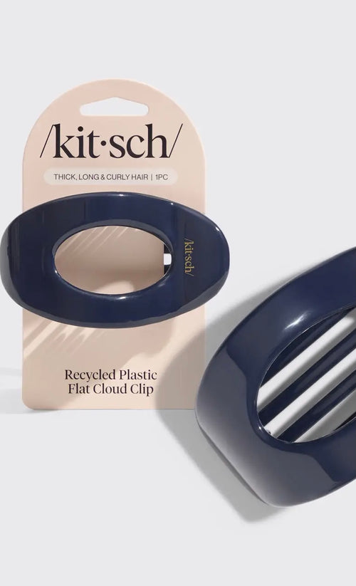 Large Blue Orchid Flat Cloud Clip