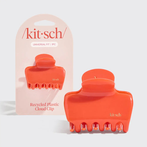 Red Plastic Medium Cloud Clip