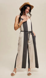 Striped Wide-Leg Jumpsuit(s)