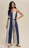 Striped Wide-Leg Jumpsuit(s)