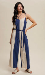 Striped Wide-Leg Jumpsuit(s)