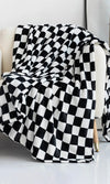Checkerboard Printed Soft Throw Blanket(s)