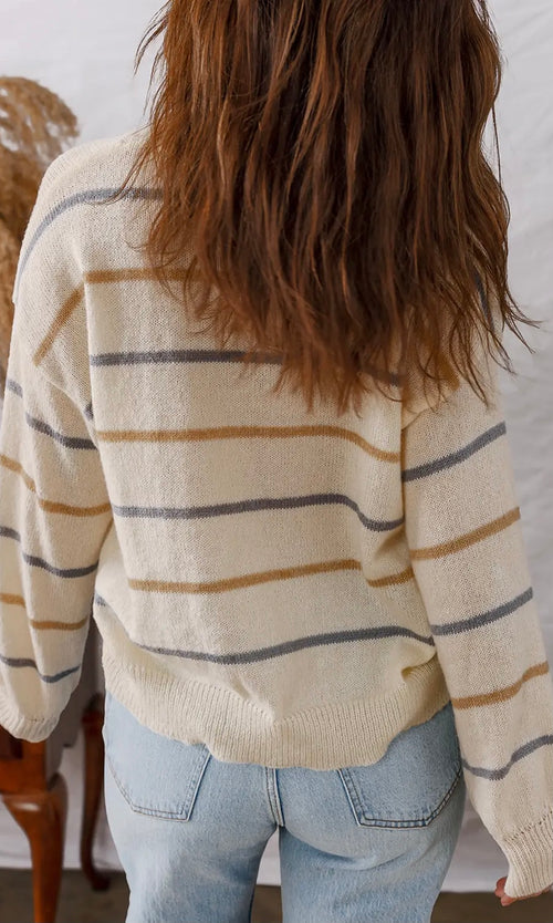 Striped Cardigan