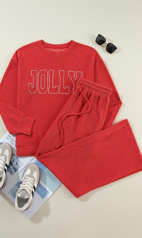 Red Jolly Jammies Set