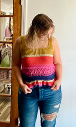 Crochet Multicolored Tank