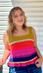 Crochet Multicolored Tank