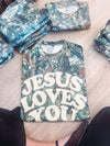 Jesus Loves You Camo Tee