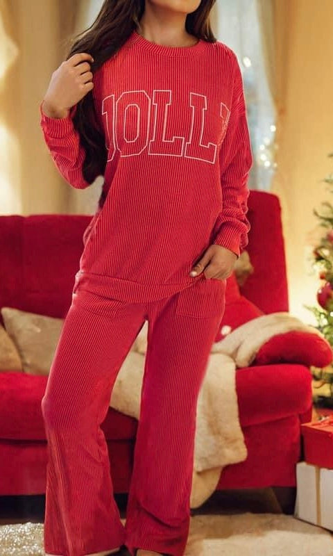 Red Jolly Jammies Set