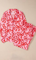 Pink Bow PJ Set