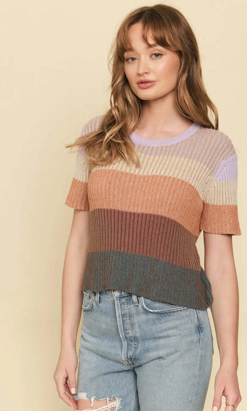 Striped Sweater Top