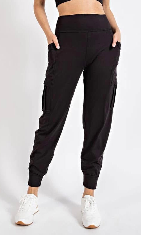 Soft Black Joggers