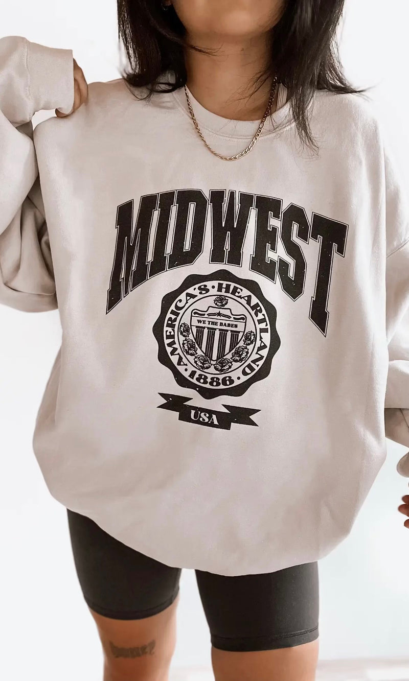 “Midwest USA” Crewneck