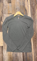 Long Sleeve Ribbed Top(s)