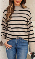 Striped Neutral Sweater