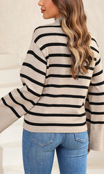 Striped Neutral Sweater