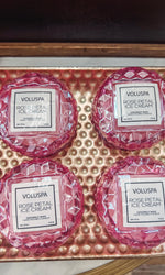 Voluspa Mini Rose Petal Ice Cream Candle