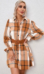 Fall Fun Plaid Dress