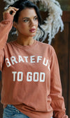 Grateful to God Long Sleeve Tee Multiple Colors