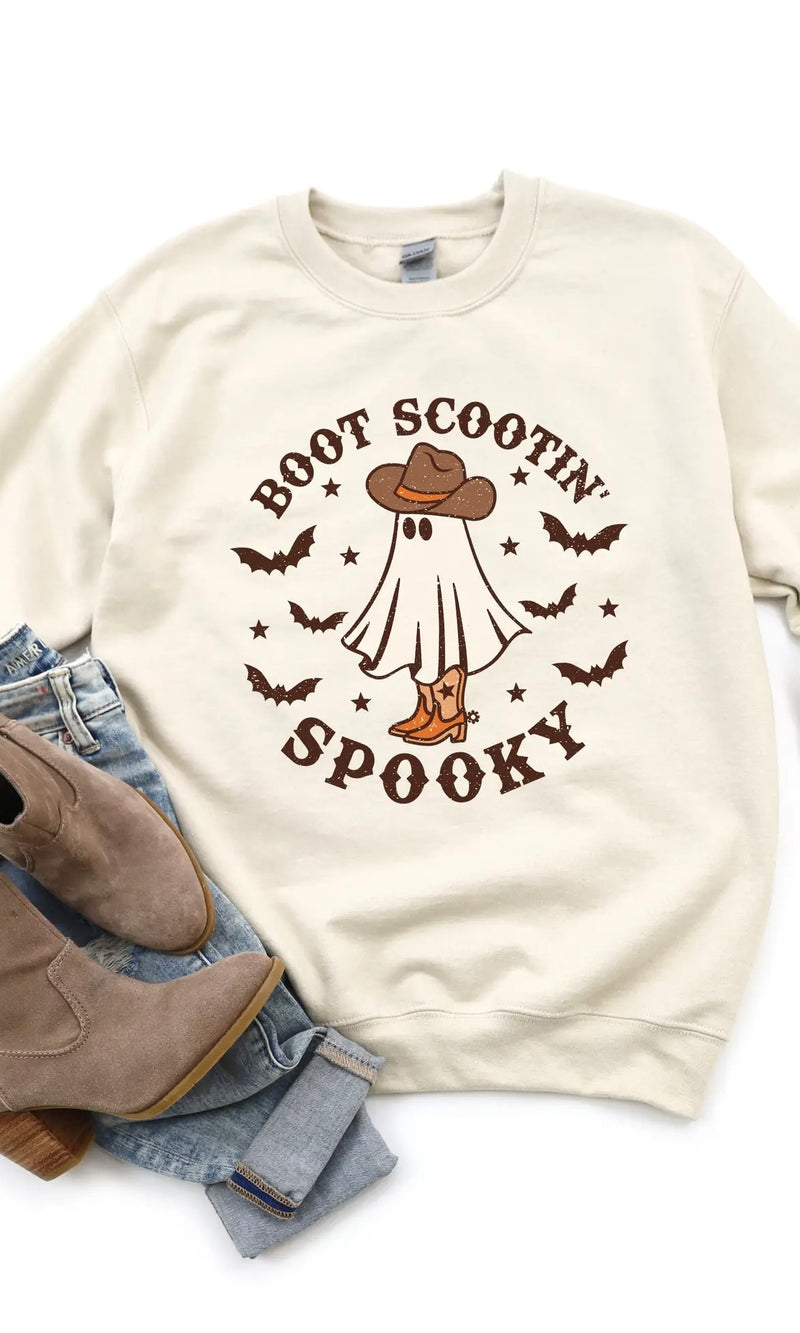 Boot Scootin’ Spooky Crewneck