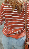 Red Striped Top