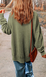Oversized Green Sweatshirt