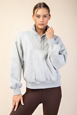 Half Zip Scuba Top (s)