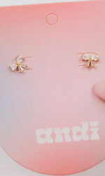 Diamond Bow Earring