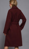 Burgundy Trench Coat