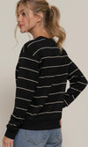 Fleece Striped Sweater
