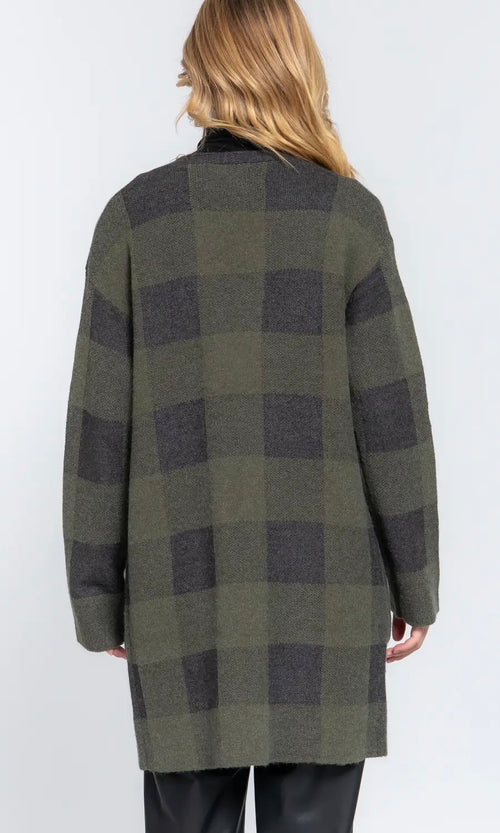 Olive Sweater Cardigan