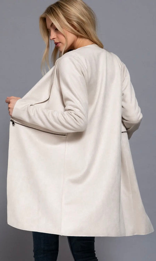 Side Zipper Detail Blazer