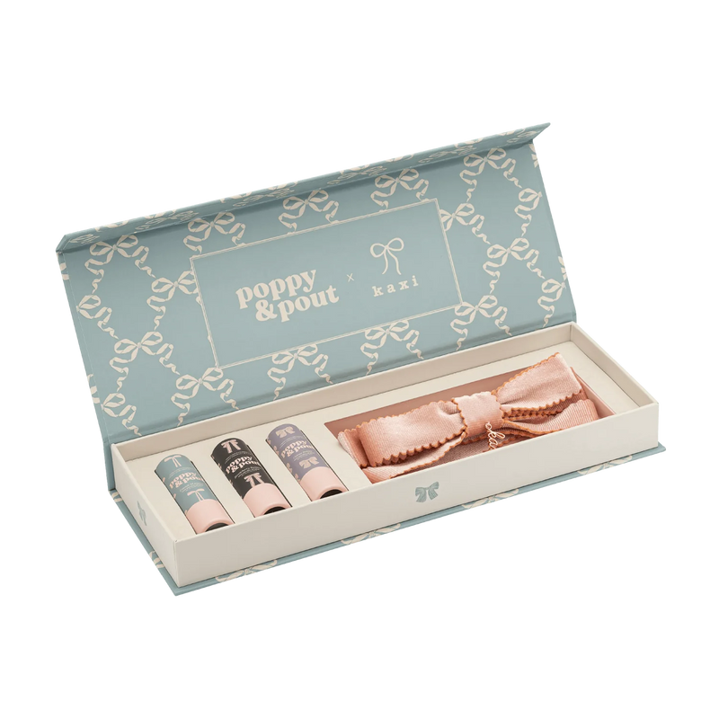 Poppy and Pout Coquette Kaxi Bow Gift Set