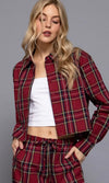 Red Plaid Top