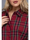 Red Plaid Top