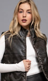 Leather Vest Multiple Colors