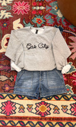 Gas City Embroidered Crewneck