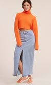 Mimosa Denim Maxi Skirt (Multiple Colors)
