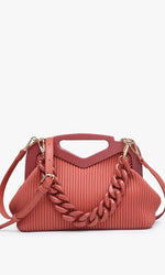 EH Pleated Frame Bag With Chain Strap
