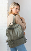 James Backpack With Front Zipper