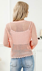 Knit Trumpet Sleeve Top