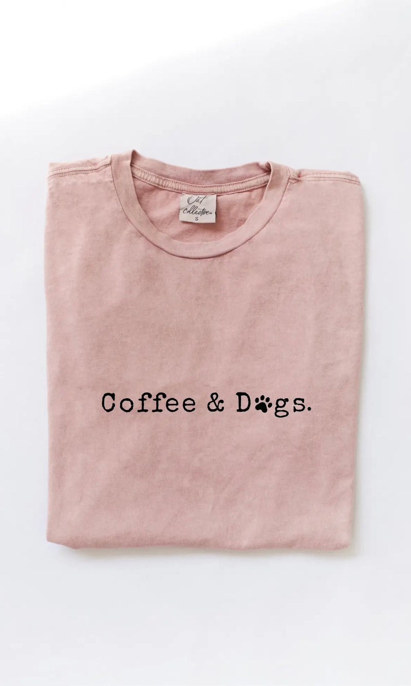 “Coffee & Dogs.” Graphic Tee