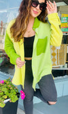 Green Apple Button Blouse