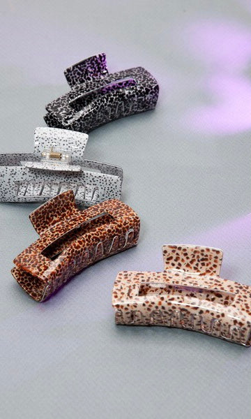 Dalmatian Spotted Claw Clip (Multiple Colors)