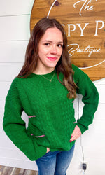 Holiday Green Sweater